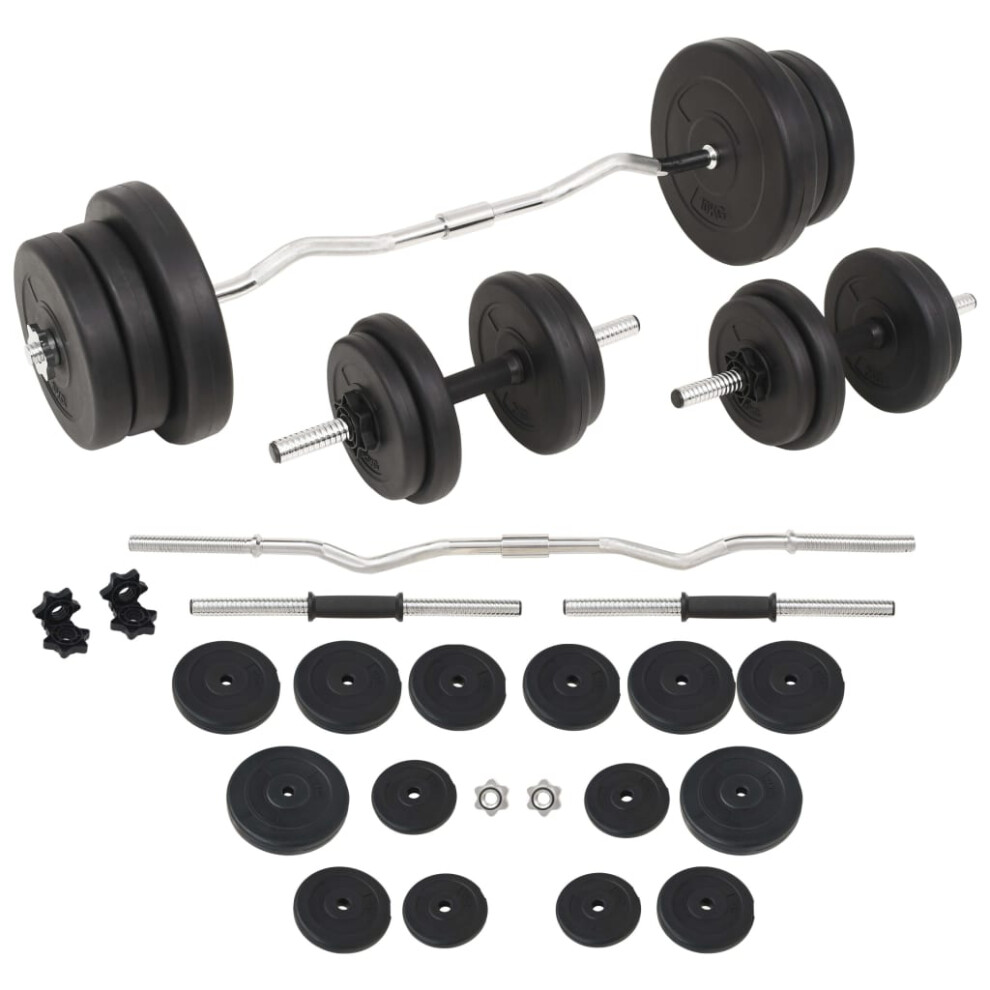 Vidaxl Barbell And Dumbbell Set 60 Kg