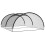 VidaXL vidaXL Baseball Batting Cage Net Black 600x400x250 cm Polyester 4