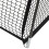 VidaXL vidaXL Baseball Batting Cage Net Black 600x400x250 cm Polyester 6