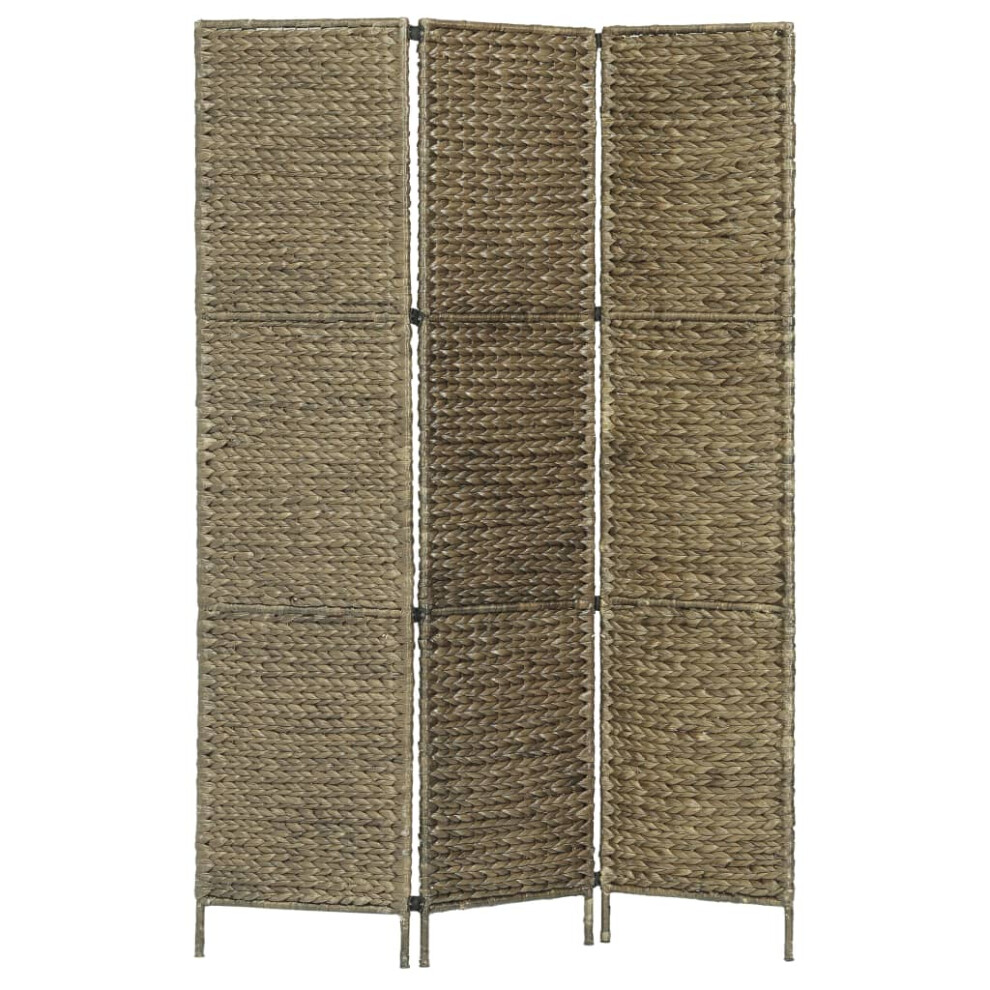 Vidaxl 3-Panel Room Divider 116X160 Cm Water Hyacinth Brown