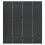 VidaXL vidaXL 4-Panel Room Divider Anthracite 160x180 cm Steel 2