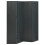 VidaXL vidaXL 4-Panel Room Divider Anthracite 160x180 cm Steel 1