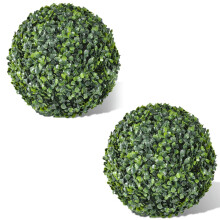 vidaXL Kunstpflanze Buchsbaum Kugelform 2 Stück 35 cm