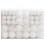 VidaXL vidaXL 111 Piece Christmas Bauble Set White Polystyrene 2