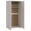 VidaXL vidaXL Wardrobe HAMAR White 89x50x180 cm Solid Wood Pine 4