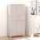 VidaXL vidaXL Wardrobe HAMAR White 89x50x180 cm Solid Wood Pine 1