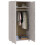 VidaXL vidaXL Wardrobe HAMAR White 89x50x180 cm Solid Wood Pine 6