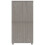 VidaXL vidaXL Wardrobe HAMAR Light Grey 89x50x180 cm Solid Wood Pine 3