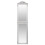 VidaXL vidaXL Free-Standing Mirror Silver 50x200 cm 3