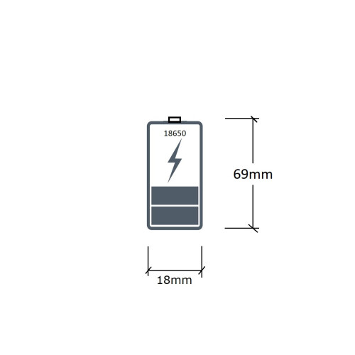 2x HIKMicro Ampsplus 18650 4000mAh 3.7V Batteries 2