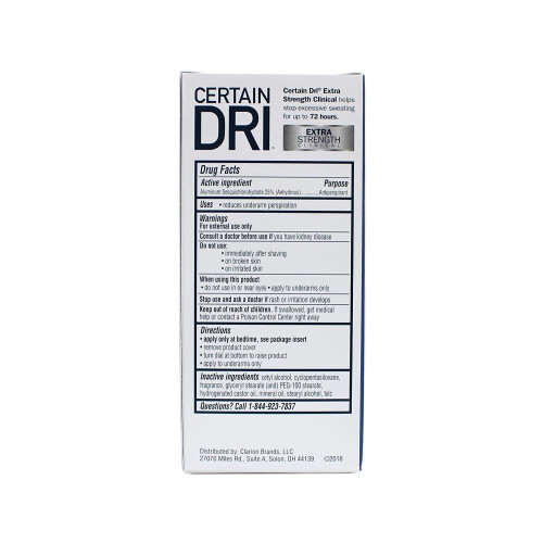 Bestimmtes Dri Antitranspirant Solid für übermäßiges Schwitzen – 1,7 oz 2