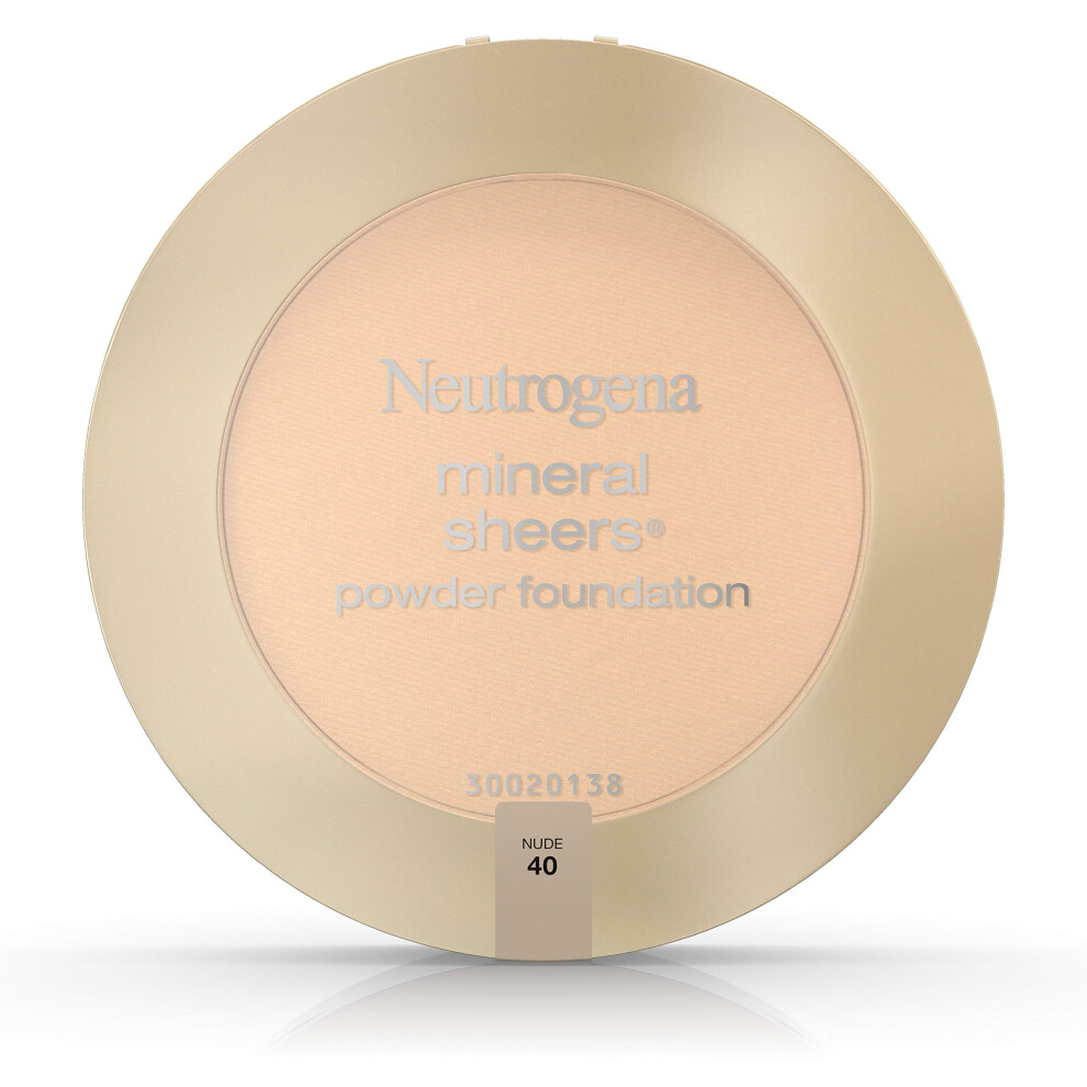 Neutrogena Mineral Sheers Powder Foundation  Nude 40  0.34 Ounce