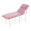 Living And Home Adjustable Backrest Massage Bed for Physical Therapy Spa Facial, Pink 1