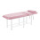 Living And Home Adjustable Backrest Massage Bed for Physical Therapy Spa Facial, Pink 3