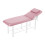 Living And Home Adjustable Backrest Massage Bed for Physical Therapy Spa Facial, Pink 2