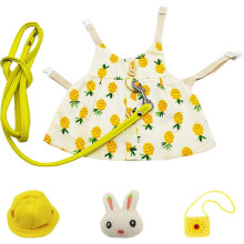 (As show, One size) Rabbit Harness And Leash, Rabbit Clothes For Rabbit Pig Harness Vest And Leash For Rabbit Ferret Pig Rabbit Hamster