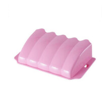 (As show, One size) Pink Pet Feeder Hamster Chinchillas Pet Grass Rack Ferret Feeder Grass Pot Pet Feeding Rack Plastic Food Storage Tank