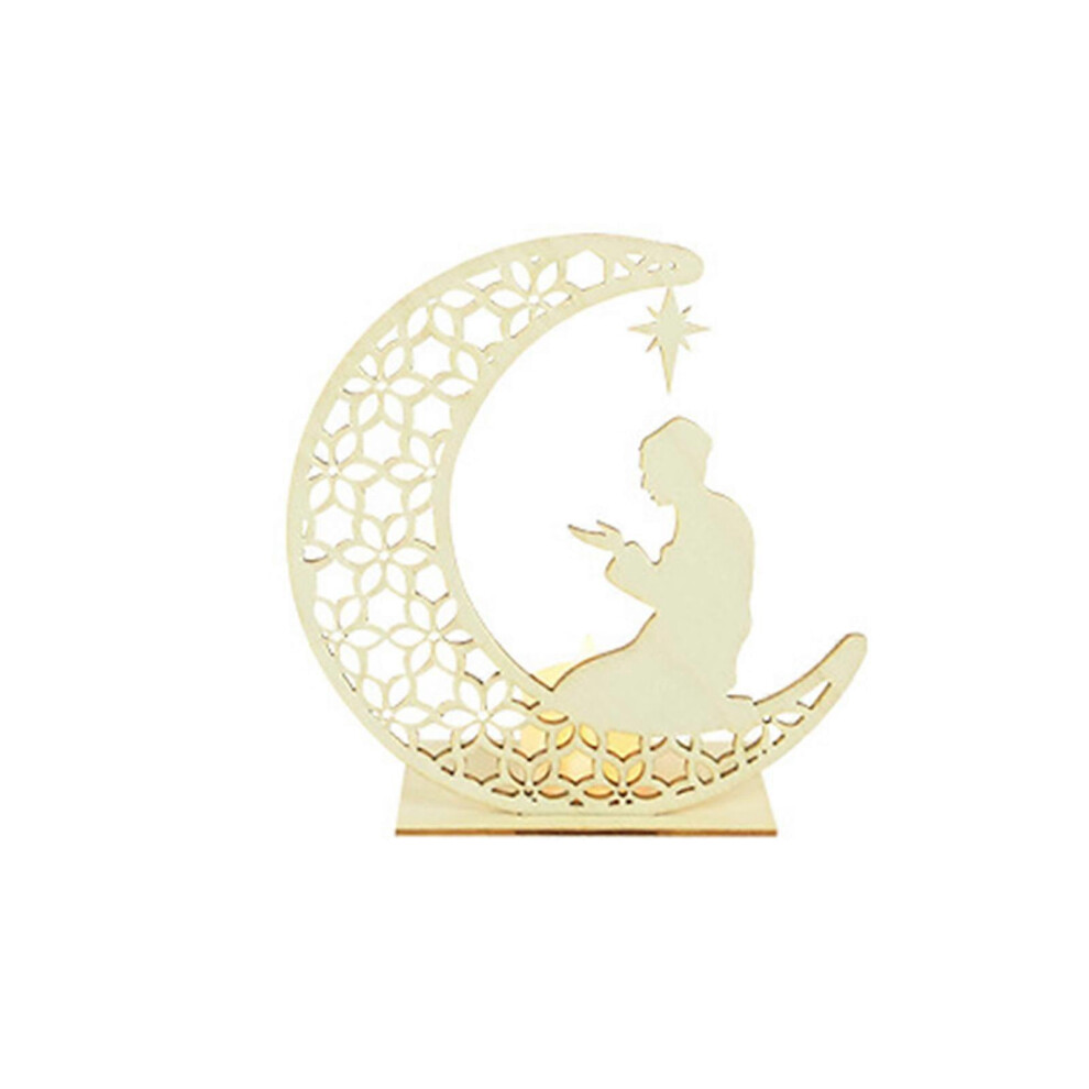 (As show, One size) Festive decorations Decorative lamps Ramadan Wood crafts-image-OPC-PGHRWM2-NEW