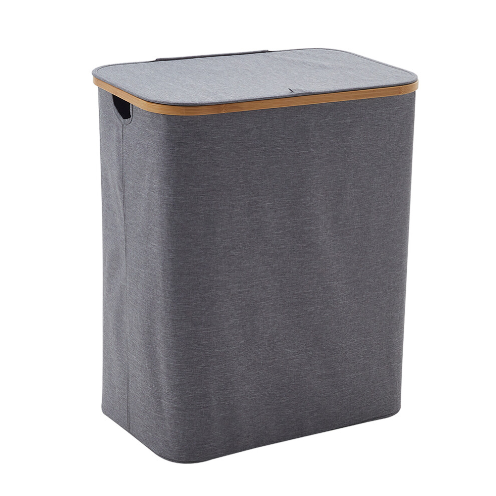 3 Compartments Laundry Basket with Lid