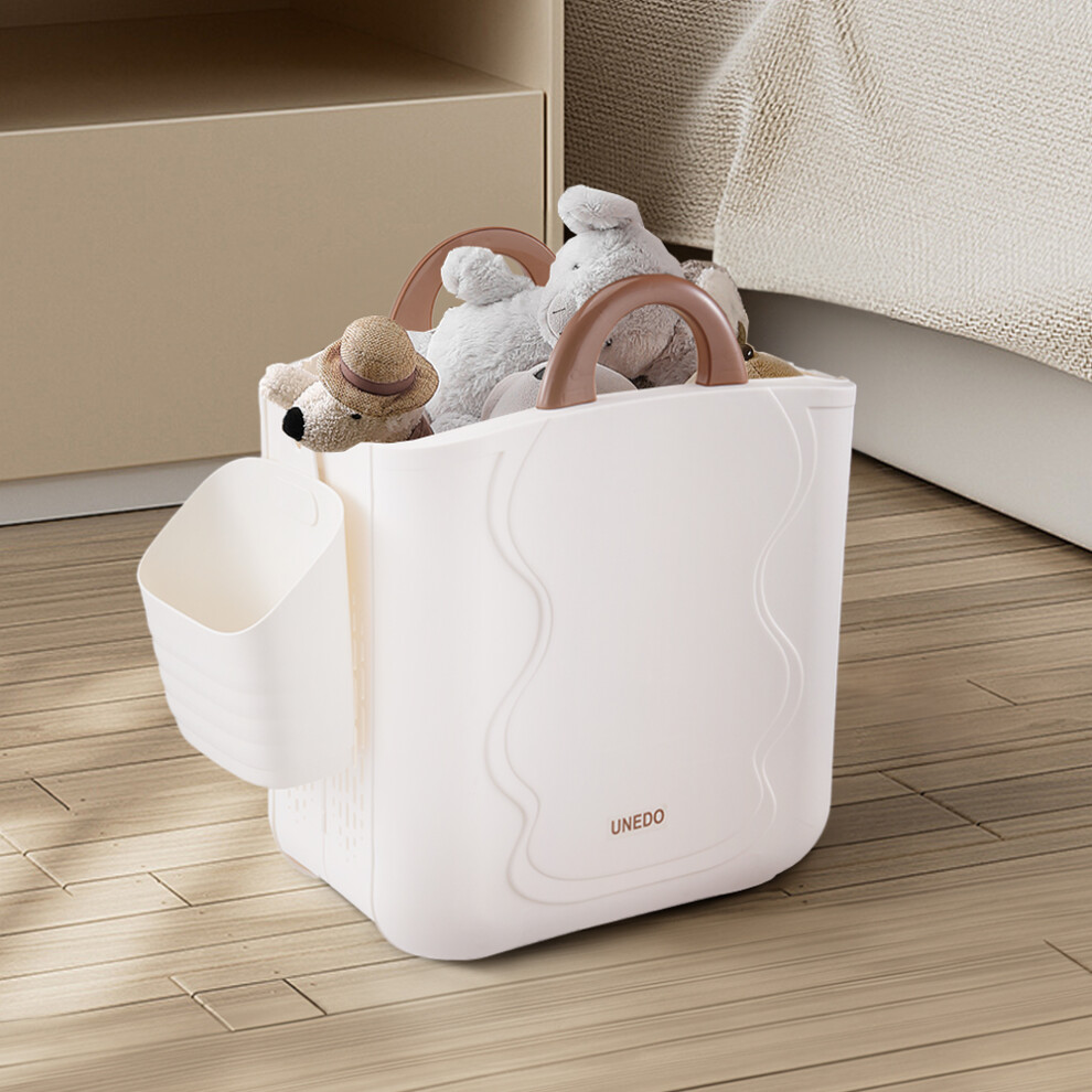 Foldable Laundry Basket with Underwear Basket