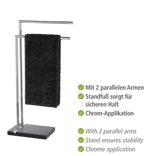 WENKO Noble Towel/Clothes Stand  Black 2