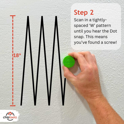 ChipToolz DOT Losse Magnet Stud Finder 2