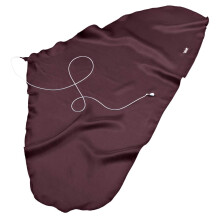 Hisopo de seda para saxof n tenor Hodge Silk color burdeos