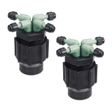 Orbit 67025 Quad-Vollstromverteiler, 2er-Pack