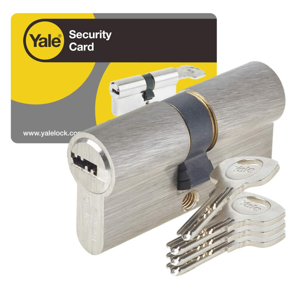 Yale Yc1000+ Cylinder Lock Yc1000+ Db 30X50 Ni