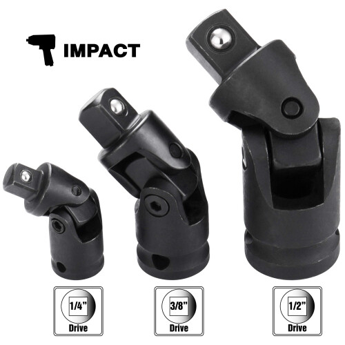 EPAuto Impact Universal Joint Set Cr-V 3 Pieces 2