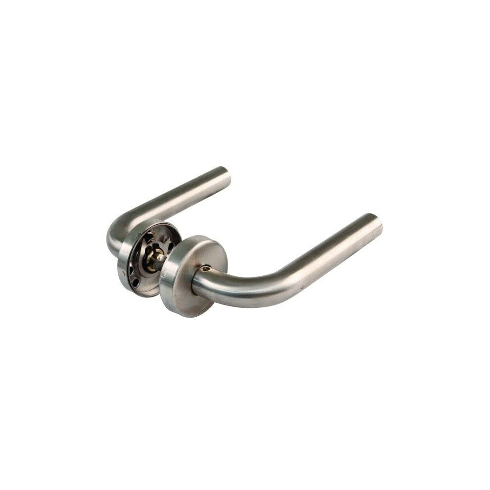 Jdel Stainless Steel Round Rosette Door Handle Set 8435199243501