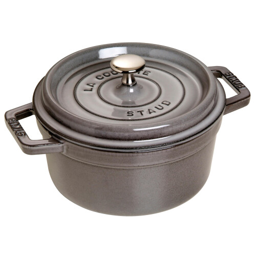 STAUB 40509-304-0 Cocotte Round 20cm Graphite grey