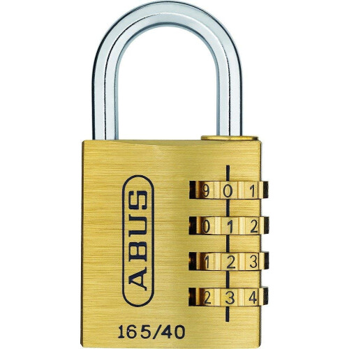 Abus ABUS 20128 Brass Combination Lock 165/40 SB  Size: 40 mm