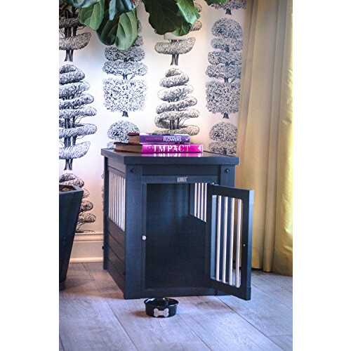New Age Pet ecoFLEX Pet Crate/End Table  Small  Espresso 2
