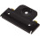 Hardware Essentials 852505 Black Swinging Door Latch 4' 1
