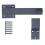 5.5 Hearth Creek Black Barn Door Hardware Farm Gate Latch 2