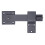 5.5 Hearth Creek Black Barn Door Hardware Farm Gate Latch 1