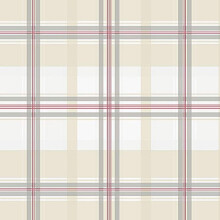 Norwall NWKE29913 Portsmouth Plaid Textured Wallpaper Red