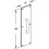Prime-Line J 4668 10 cm x 40 cm puxador e placa de bronze 2