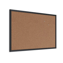 Tableau d'affichage en liège U Brands, 23'' x 35'', cadre en bois noir