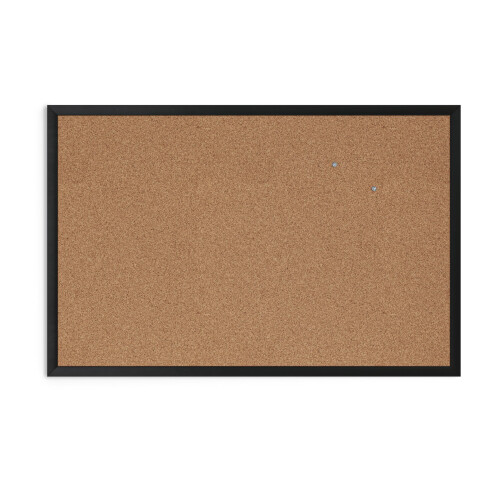 Tablero de Corcho U Brands, 23'' x 35'', Marco de Madera Negra 1