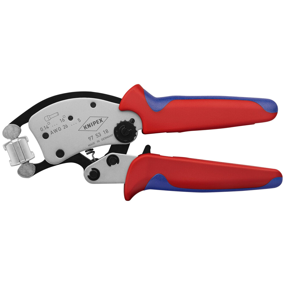 KNIPEX Tools - Twistor16 Self-Adjusting Crimping Pliers (975318)