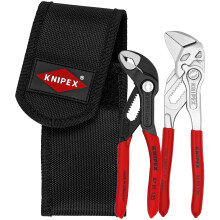 Knipex Tools 00 20 72 V01 Mini klie te v puzdre na opasok, cerven , 2-dielne