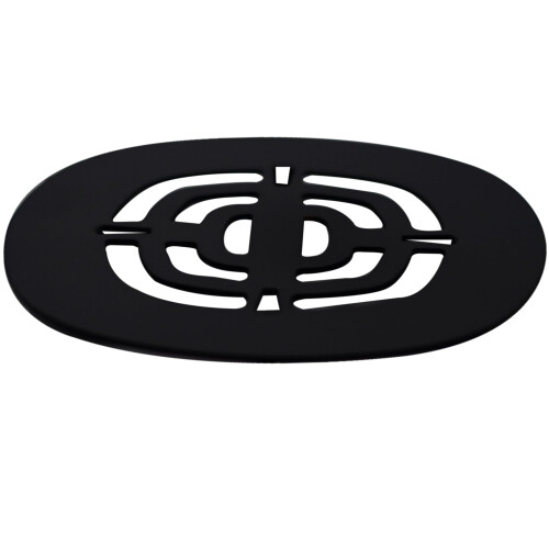 Westbrass Messing Douchezeef Rooster Mat Zwart D316-62 2