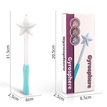 (Magic Stick) New intelligent induction suspended spiral ball UFO luminous gyro flying ball men and women children toys