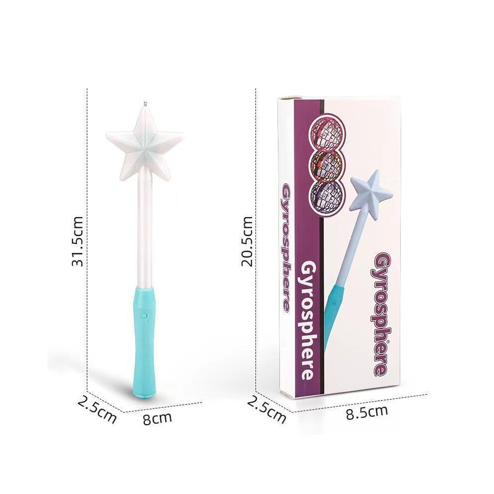 (Magic Stick) New intelligent induction suspended spiral ball UFO luminous gyro flying ball men and women children toys