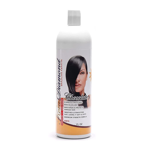 Kera Diamond Keratin-Behandlung Chocolate Restore mit Vitaminen, 473 ml