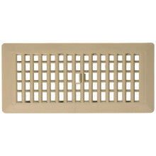 Koristeristikot PL410-TA 4 tuuman x 10 tuuman muovilattiarekisteri, taupe