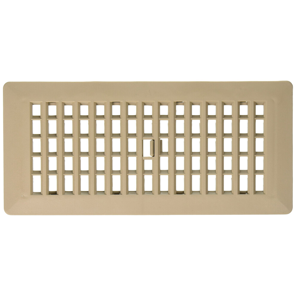 Dekoracn Mrky PL410-TA 4"" X 10"" Plastov Podlahov Registry Taupe-image