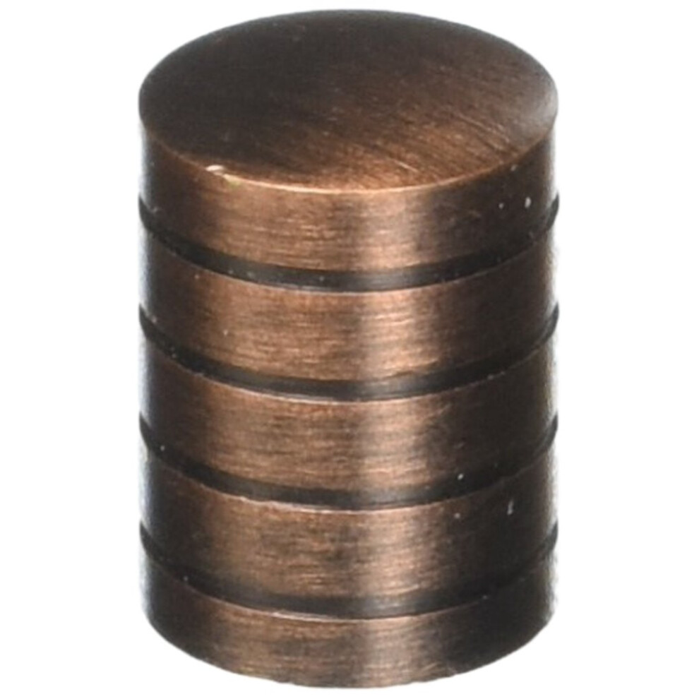 Laurey 26277 Cabinet Hardware 5/8-Inch Cylinder Knob Venetian Bronze 072222262771